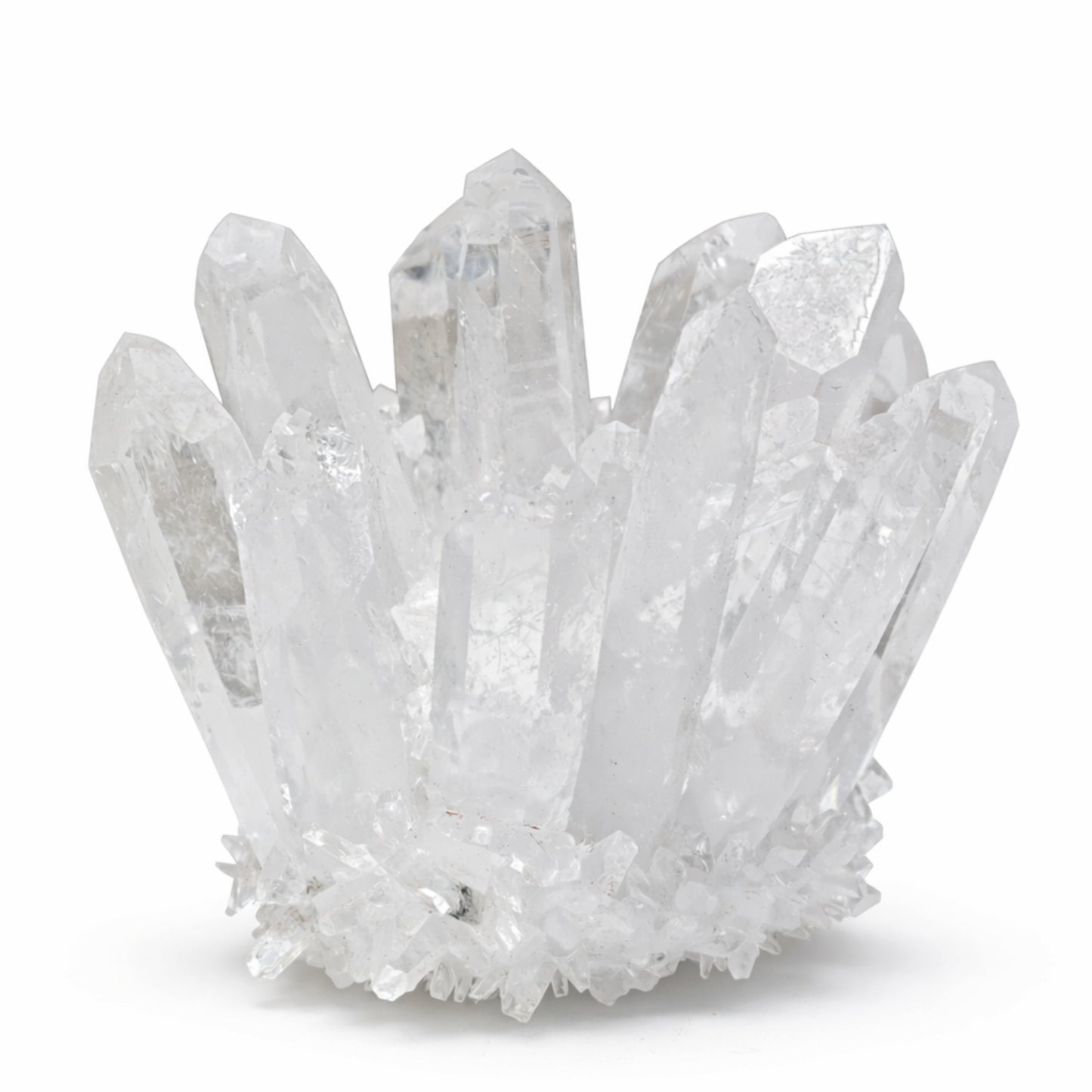 Clear Quartz Crystal Cluster Geode For Positive Energy, Vastu Defects