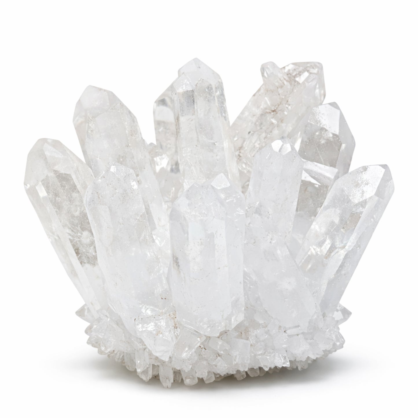 Clear Quartz Crystal Cluster Geode For Positive Energy, Vastu Defects