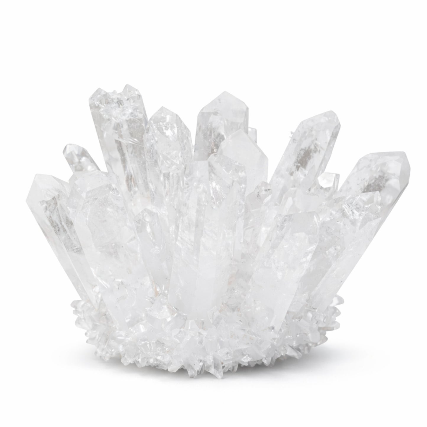Clear Quartz Crystal Cluster Geode For Positive Energy, Vastu Defects