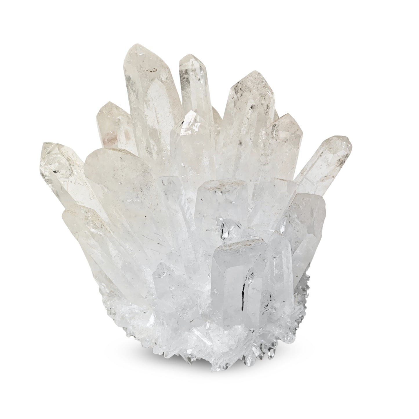 Clear Quartz Crystal Cluster Geode For Positive Energy, Vastu Defects