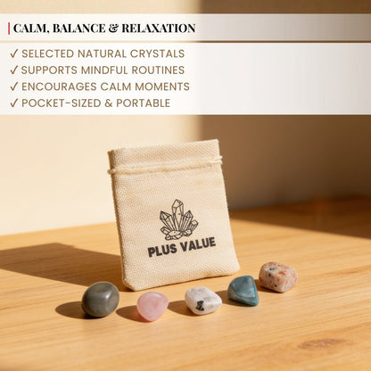 White Howlite tumbled stone for slowing down an overactive mind and easing frustration