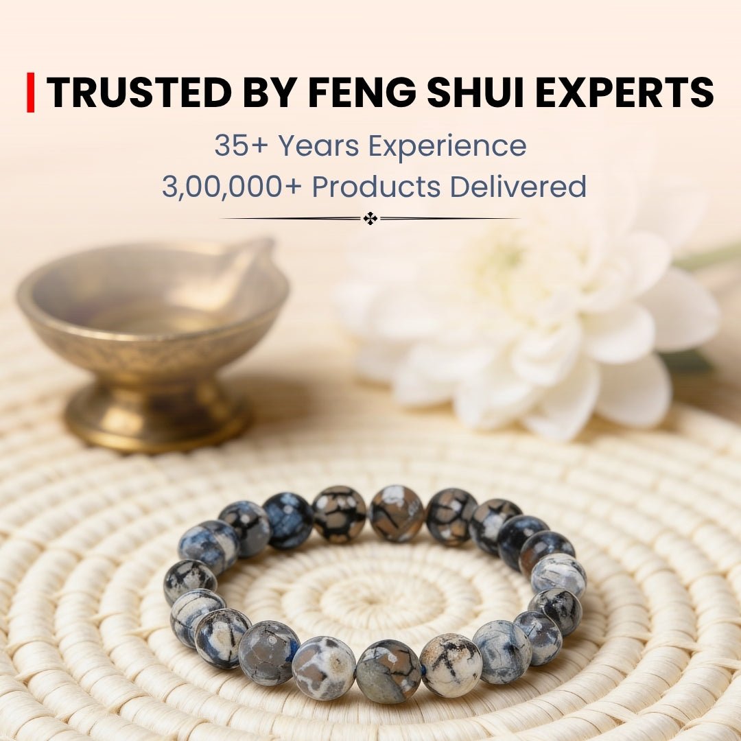 Dragon Vein Agate Bracelet - plusvalueindia