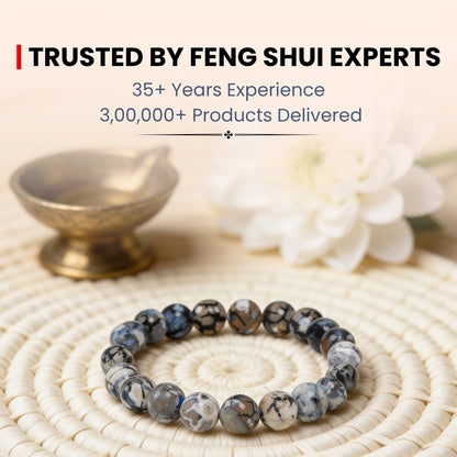 Dragon Vein Agate Bracelet - plusvalueindia