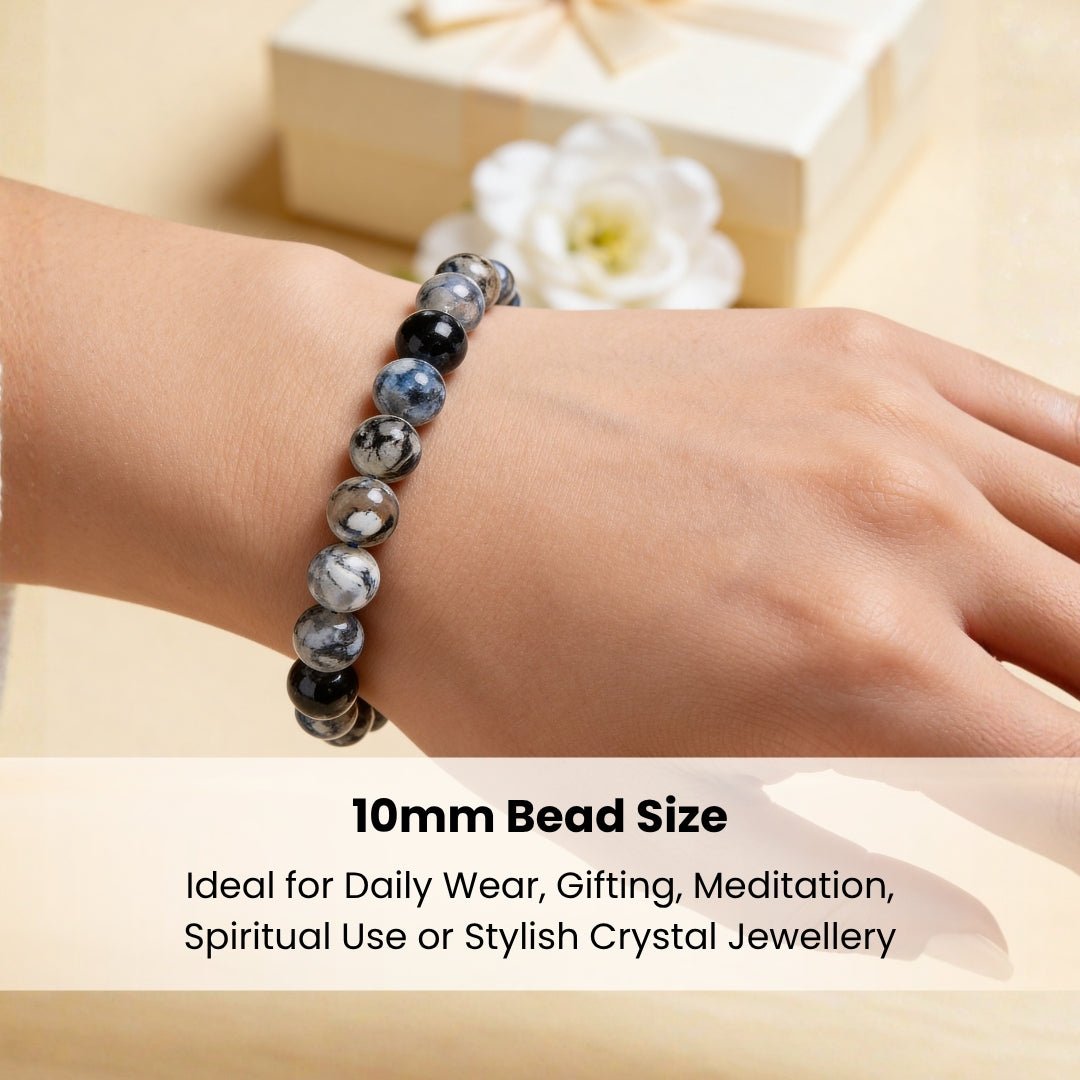 Dragon Vein Agate Bracelet - plusvalueindia