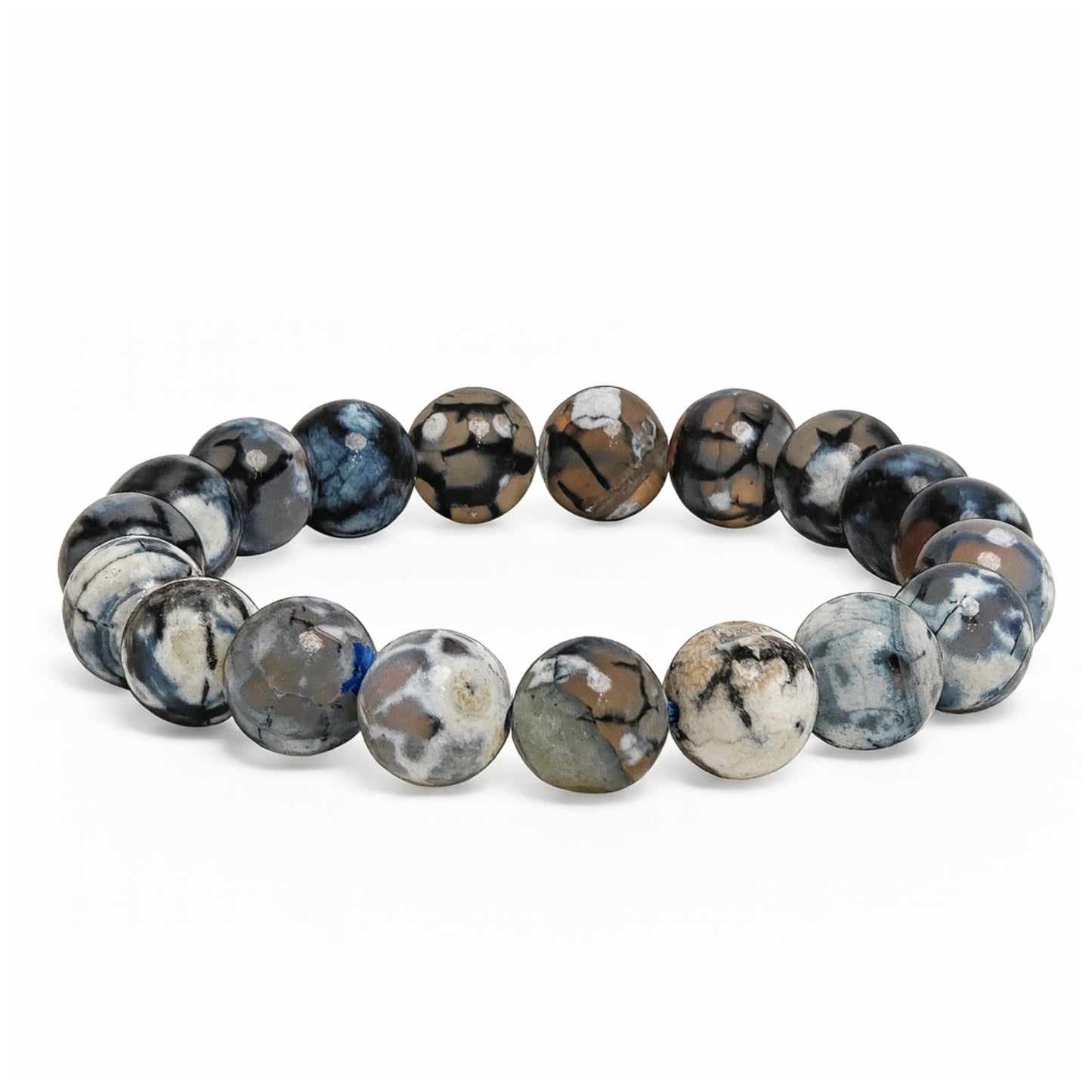 Dragon Vein Agate Bracelet