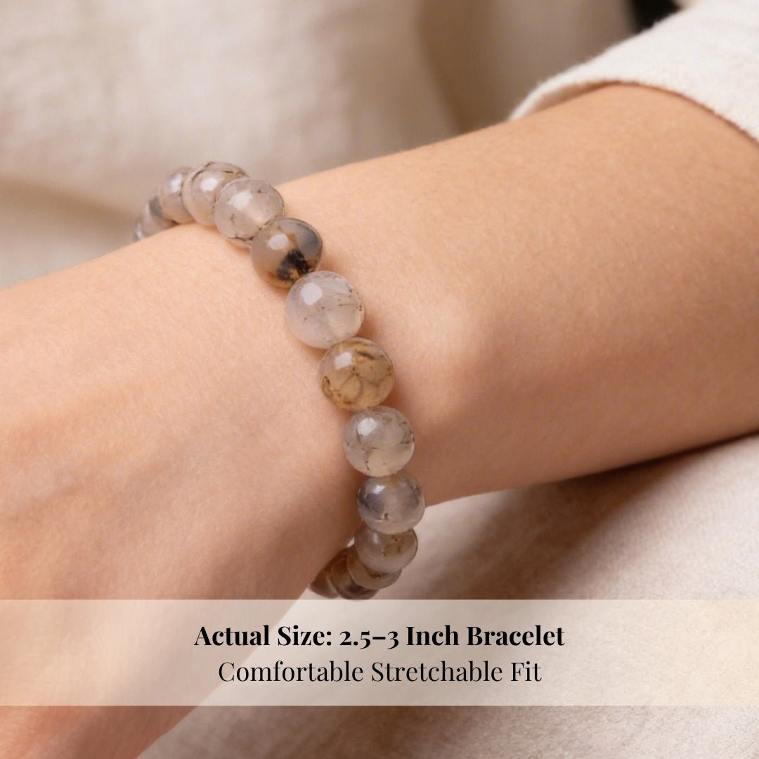 Dragon Vein Agate Bracelet - plusvalueindia