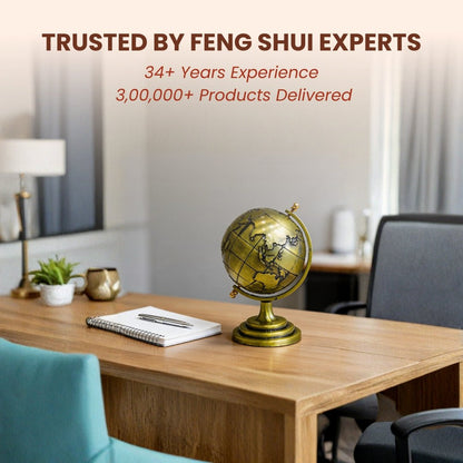 Earth Globe for pooja ghar and home decor