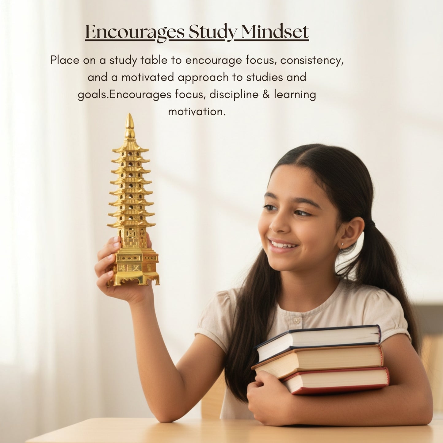 Feng Shui Education Tower For Students Education, Memory & Studies - plusvalueindia