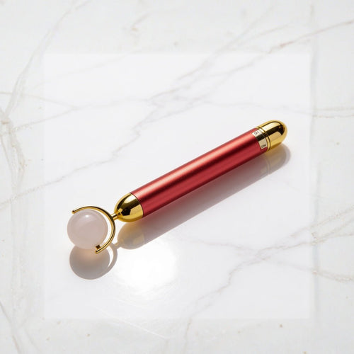 Clear Quartz Crystal Face Eyes Neck Massager Roller for health & well-being