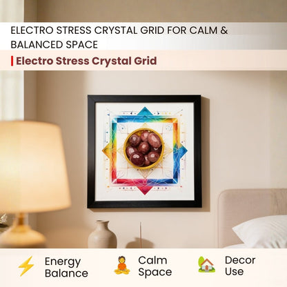 Electro Stress Crystal Grid - Vastu Rectification with Sacred Geometrical Frame - plusvalueindia