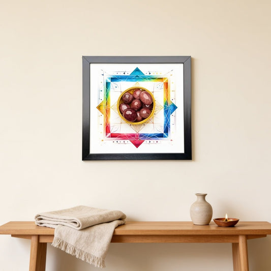 Electro Stress Crystal Grid - Vastu Rectification with Sacred Geometrical Frame - plusvalueindia