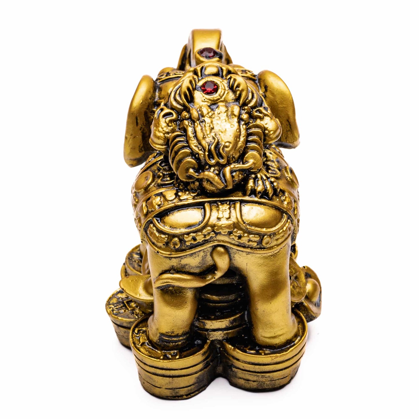 elephant with frog feng shui