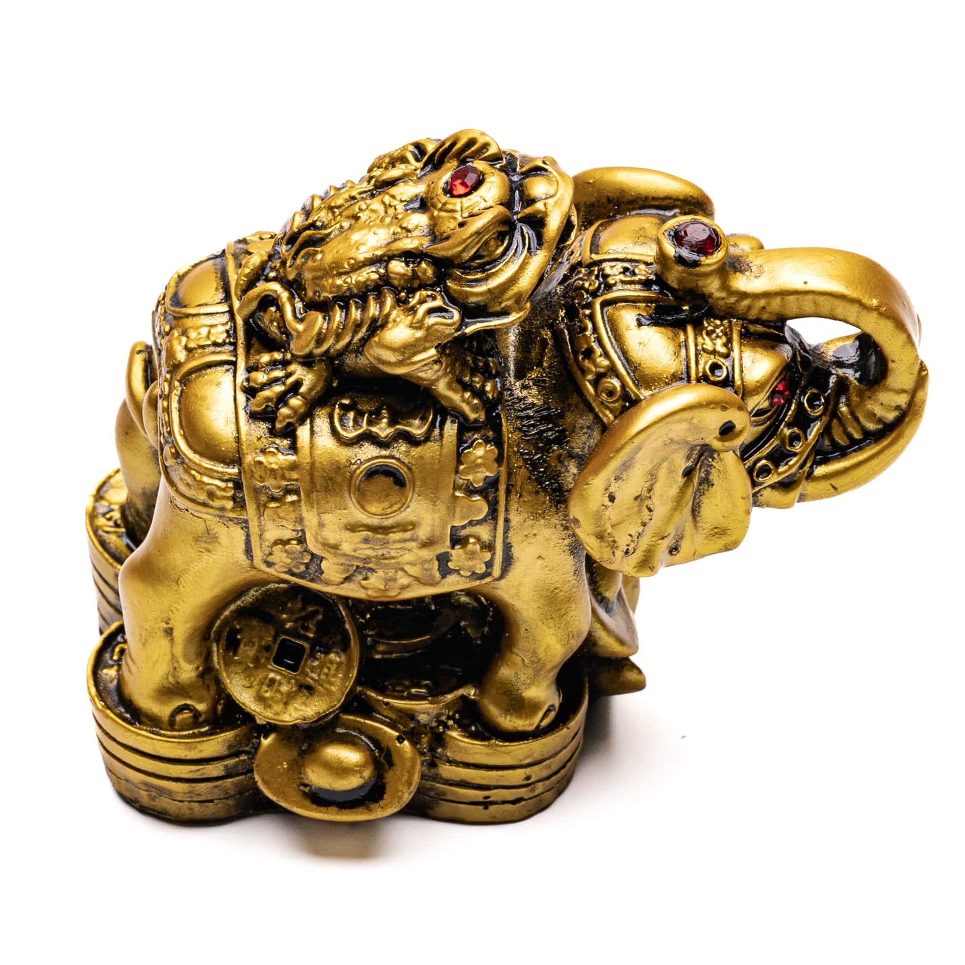 elephant with frog fengshui item