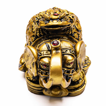 elephant with frog fengshui remedies