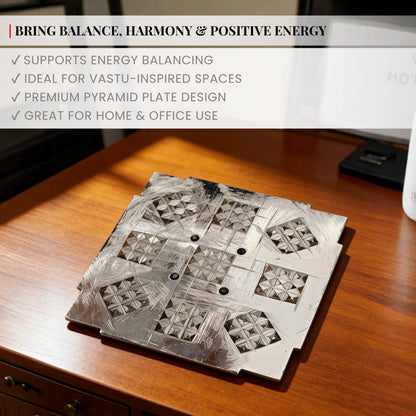 Energy balancer -Vastu Pyramid plate - plusvalueindia