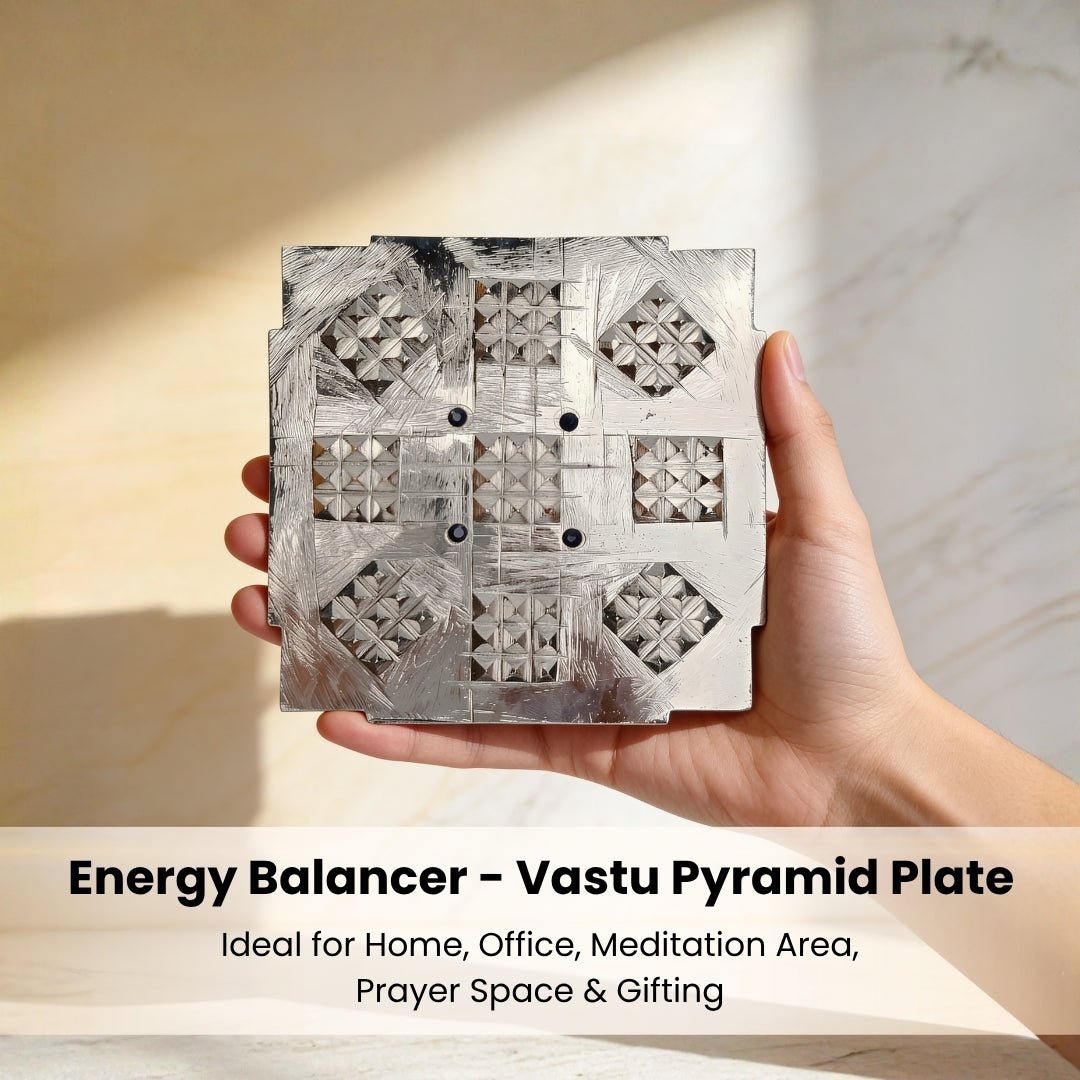 Energy balancer -Vastu Pyramid plate - plusvalueindia