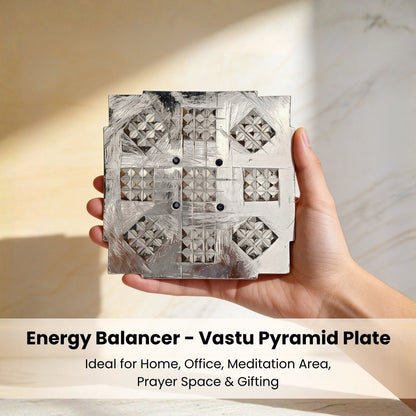 Energy balancer -Vastu Pyramid plate - plusvalueindia