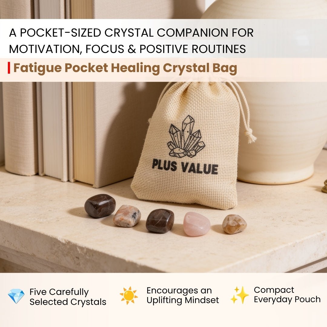 Energy revitalization crystal set featuring Red Jasper, Carnelian, Clear Quartz, and Tiger Eye