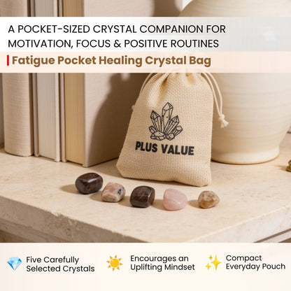 Energy revitalization crystal set featuring Red Jasper, Carnelian, Clear Quartz, and Tiger Eye