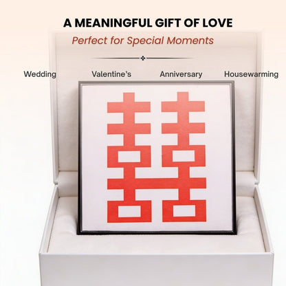 Feng Shui Double Happiness Frame for Love, Relationship & Marriage Problems - plusvalueindia