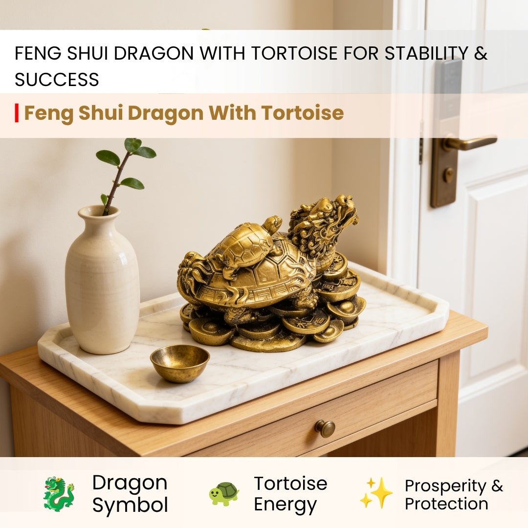 Feng Shui Dragon With Tortoise - plusvalueindia