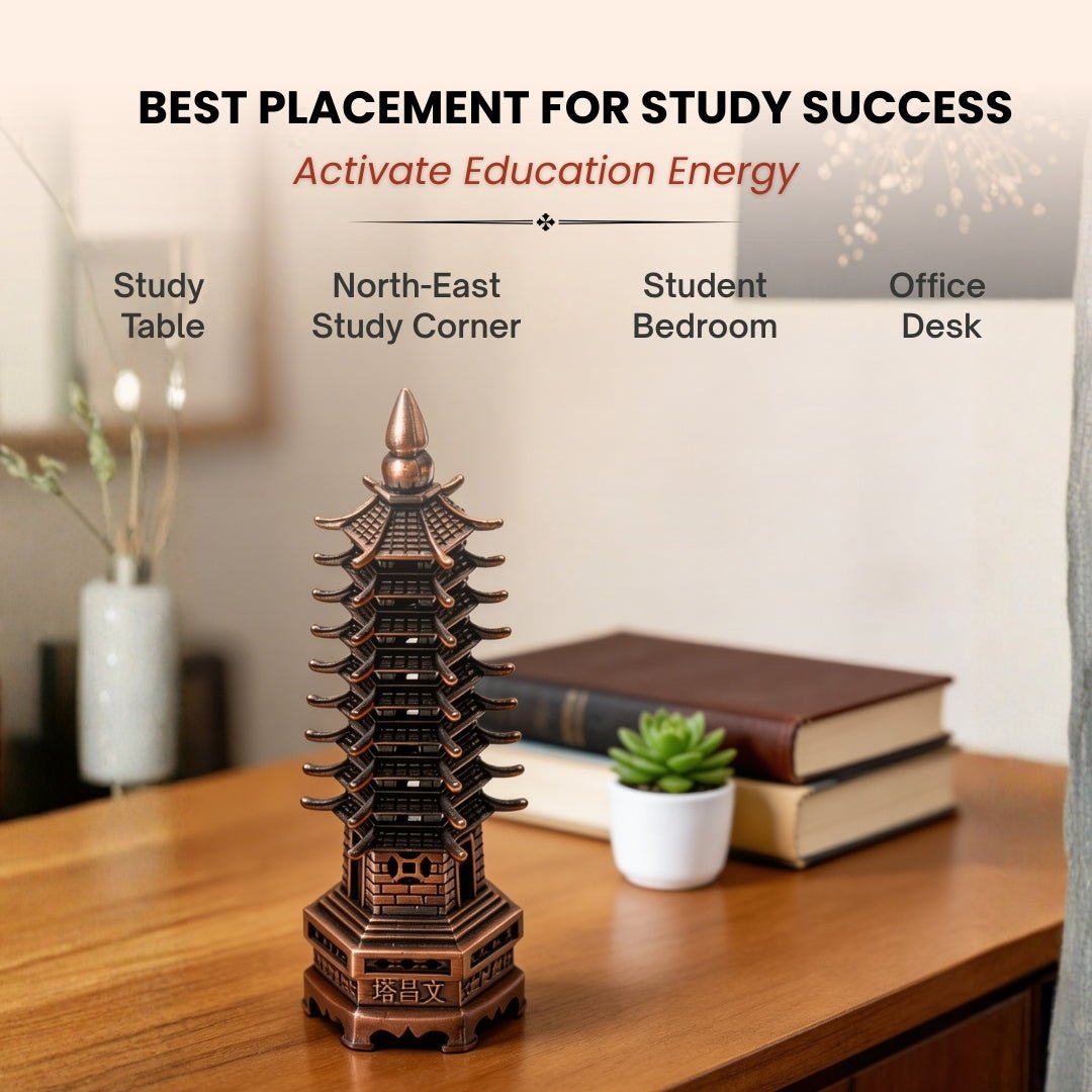 Feng Shui Education Tower For Students Education, Memory & Studies - plusvalueindia
