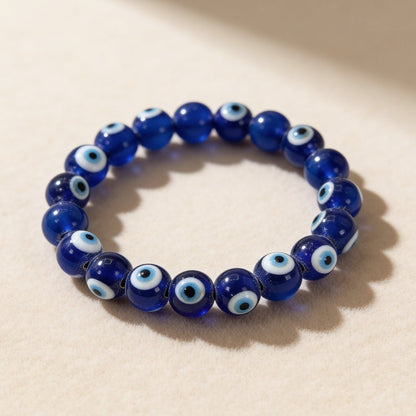 Feng Shui Evil Eye Bracelet for Protection for Evil Energy 8mm - plusvalueindia