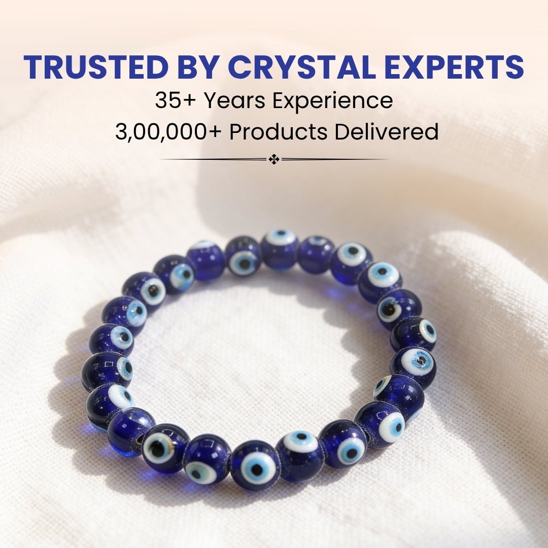 Feng Shui Evil Eye Bracelet for Protection for Evil Energy 8mm - plusvalueindia