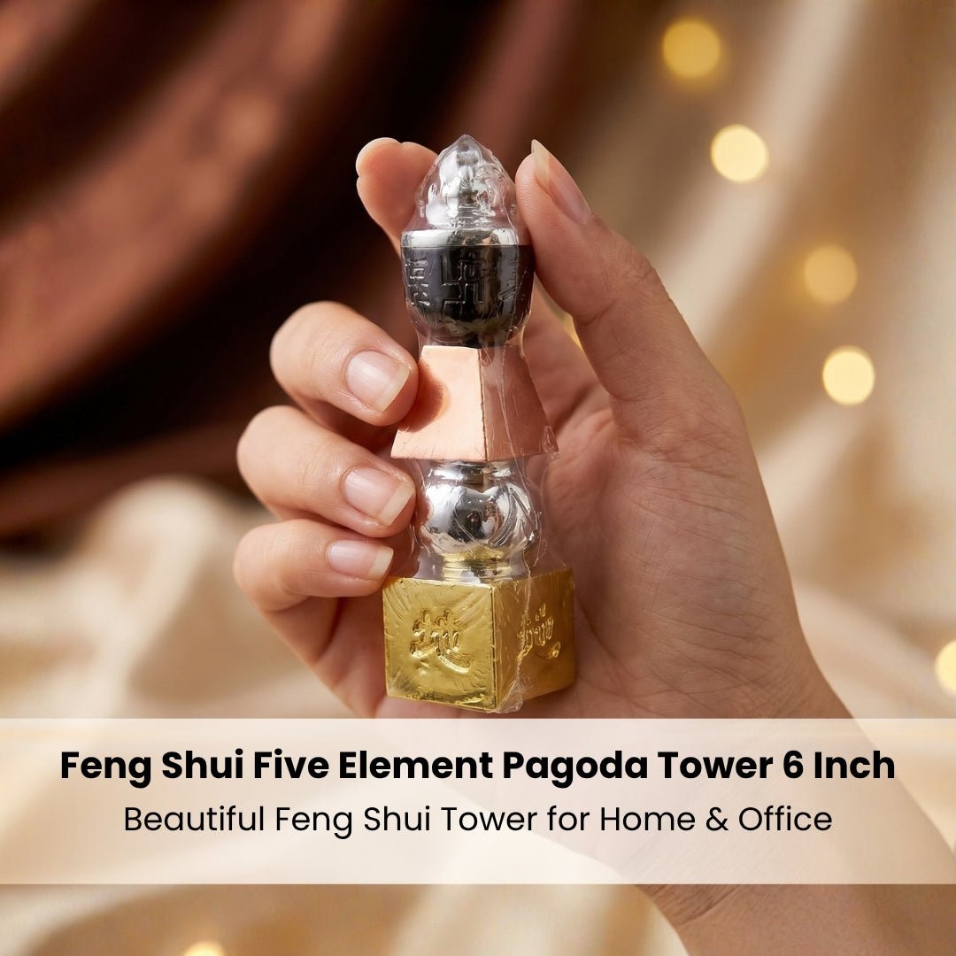 Feng Shui Five Element Pagoda Tower - plusvalueindia