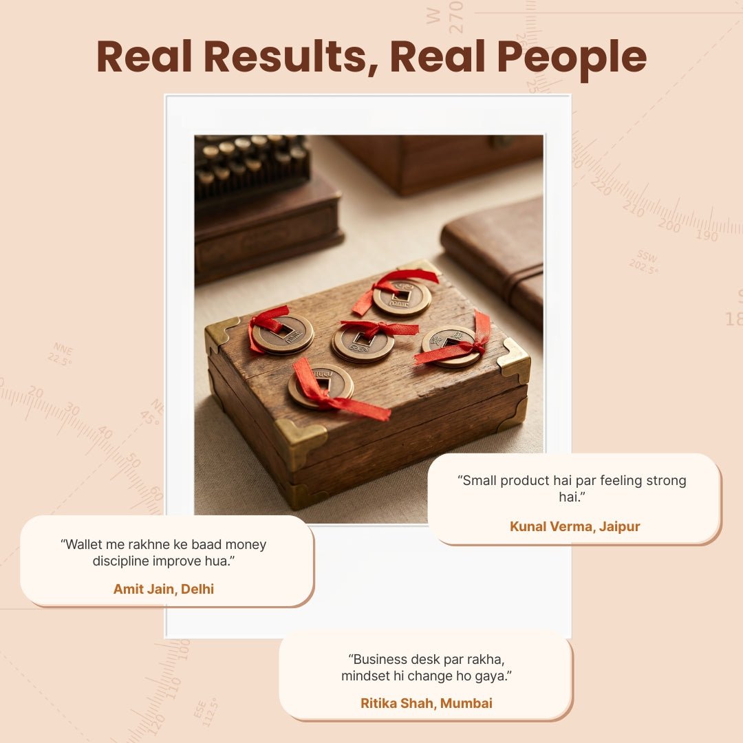 Feng Shui Good Luck Coins for Prosperity, Wealth, Abundance [Keep in Wallet, Cash Box]feng shui good luck coins - plusvalueindia