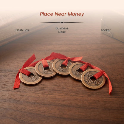 Feng Shui Good Luck Coins for Prosperity, Wealth, Abundance [Keep in Wallet, Cash Box]feng shui good luck coins - plusvalueindia