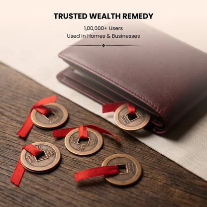 Feng Shui Good Luck Coins for Prosperity, Wealth, Abundance [Keep in Wallet, Cash Box]feng shui good luck coins - plusvalueindia