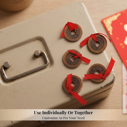 Feng Shui Good Luck Coins for Prosperity, Wealth, Abundance [Keep in Wallet, Cash Box]feng shui good luck coins - plusvalueindia