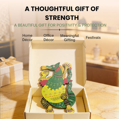 Feng Shui Green Dragon Wooden - plusvalueindia