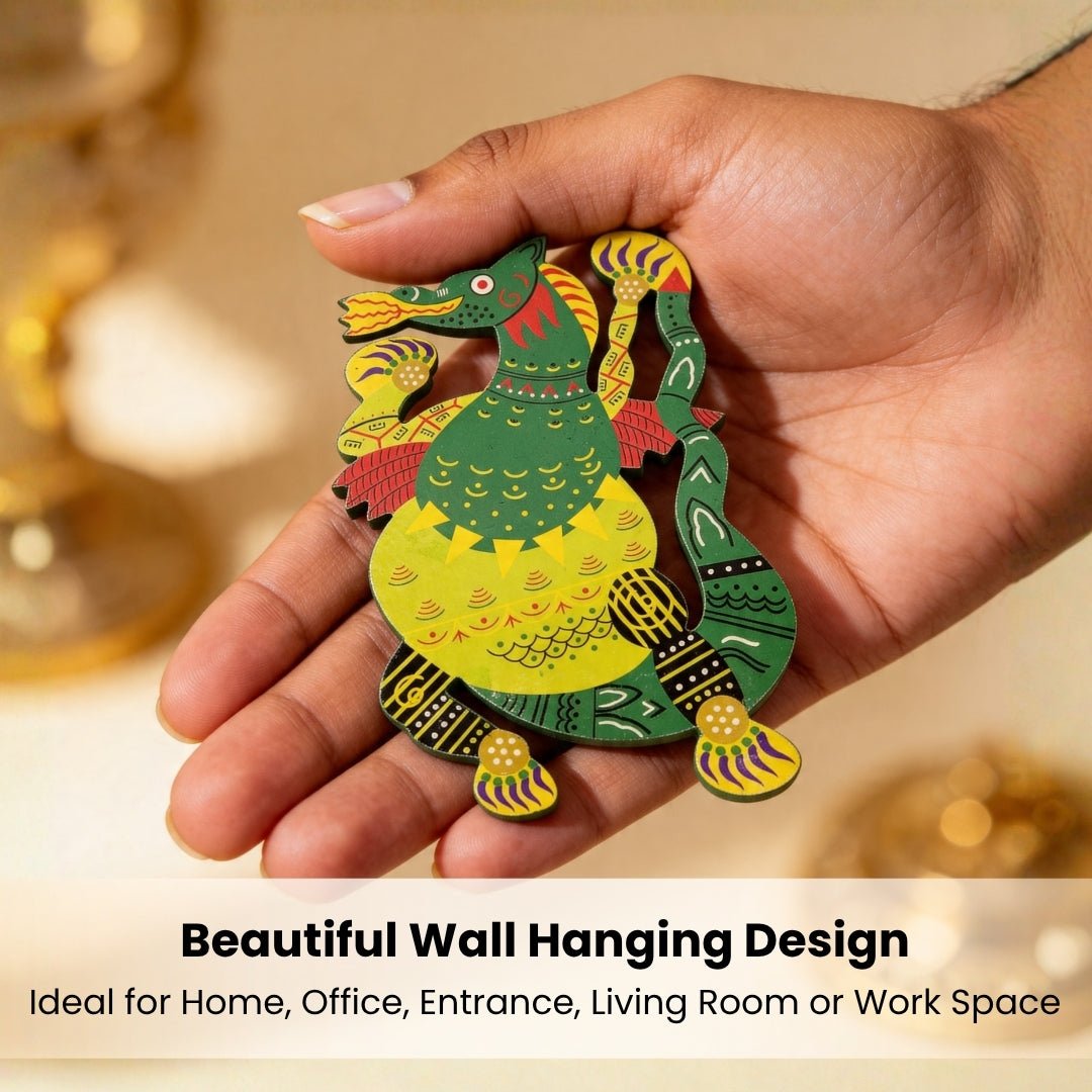 Feng Shui Green Dragon Wooden - plusvalueindia
