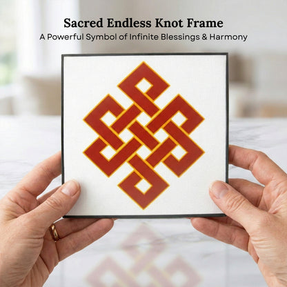Feng Shui Mystic Knot Frame, a "magical knot” that knots together the past, present, and future - plusvalueindia