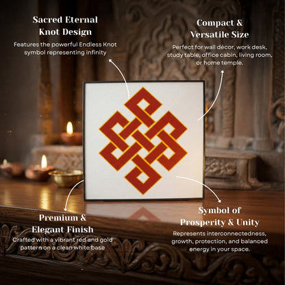 Feng Shui Mystic Knot Frame, a "magical knot” that knots together the past, present, and future - plusvalueindia