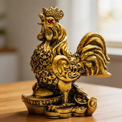 Feng Shui Rooster for Good Fortune, Harmony, Protection from Jealousy, Backbiting - plusvalueindia