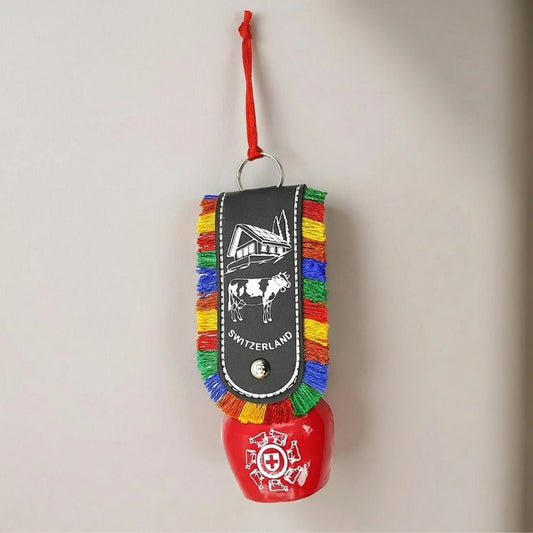 Feng Shui Swiss Cow Bell for Hanging at Entrance or Main Door at Home & Office for Positive Energy, Good Luck - plusvalueindia