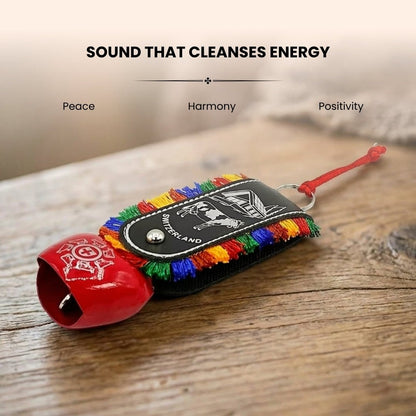 Feng Shui Swiss Cow Bell for Hanging at Entrance or Main Door at Home & Office for Positive Energy, Good Luck - plusvalueindia