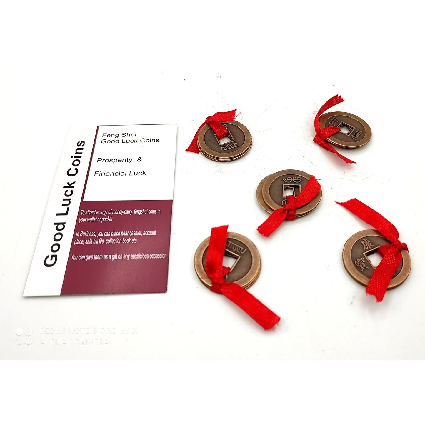 feng shui vastu good luck coins set