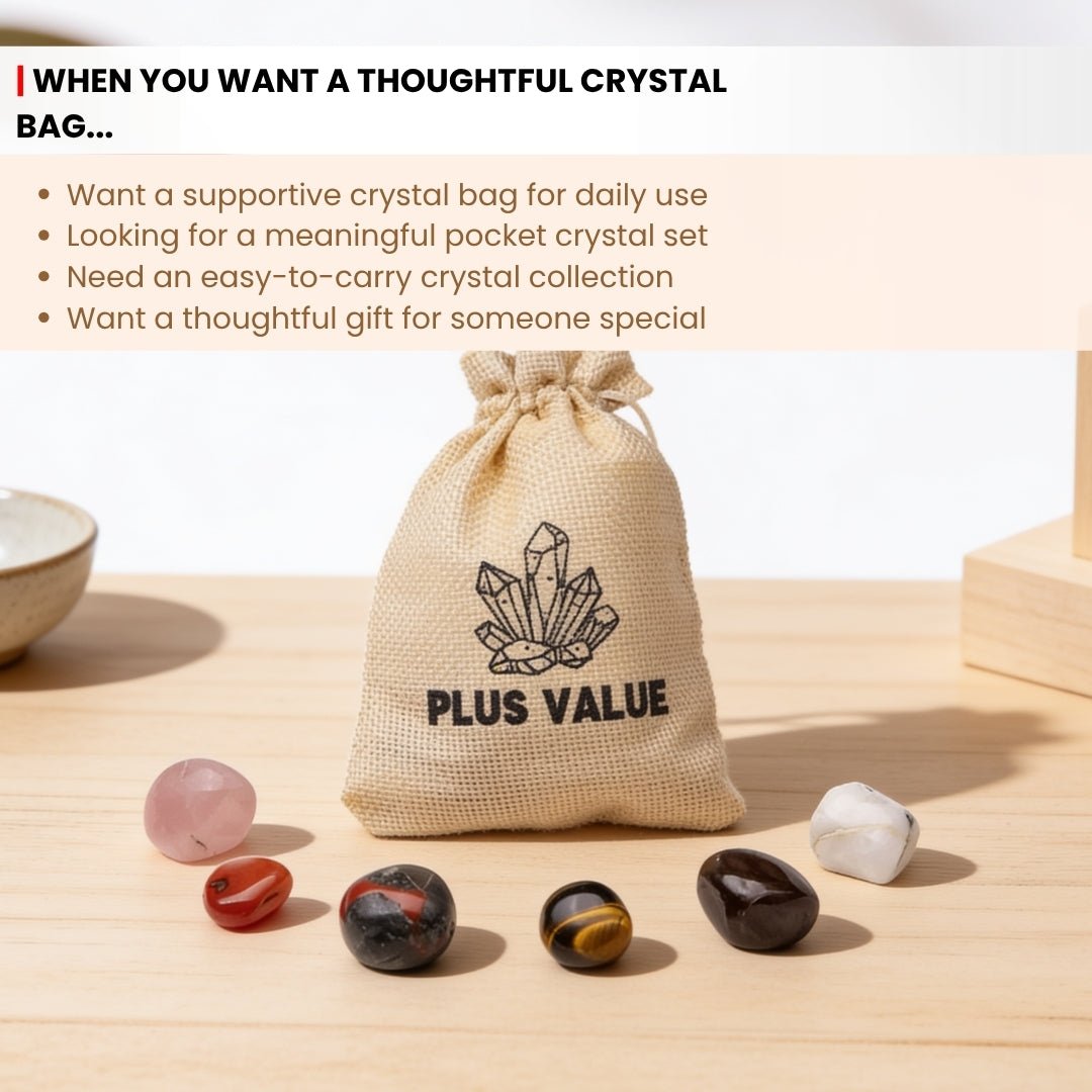 Fertility Pocket Crystal Bag - plusvalueindia