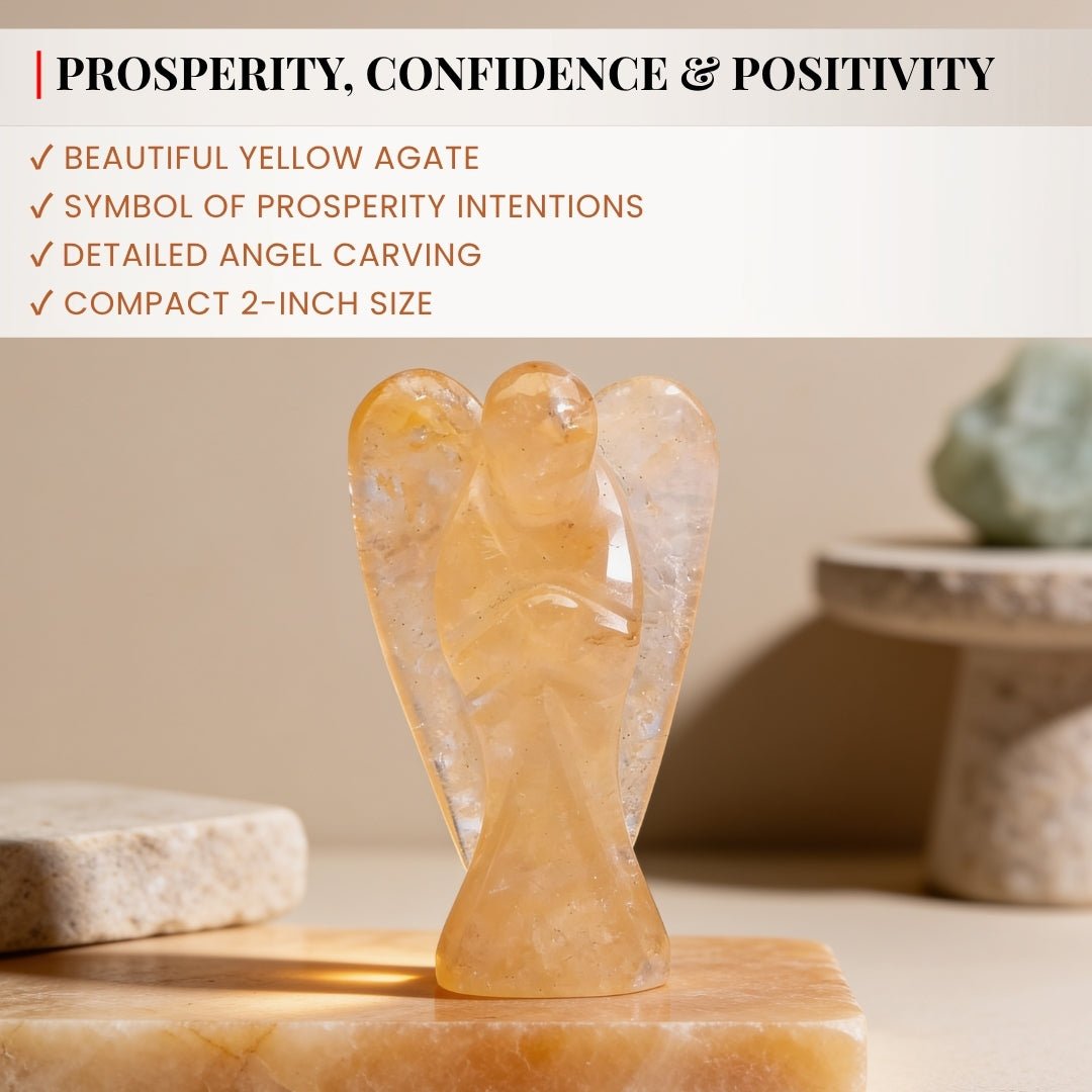 2 inch height dimension scale measurement graphic for crystal guardian angel