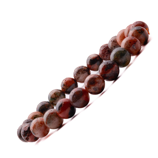 fire agate bracelet 8mm