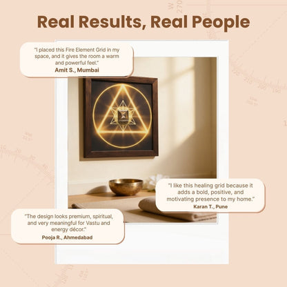 Fire Element Vastu - Space Healing Grid - Heal Your Home & Office - plusvalueindia