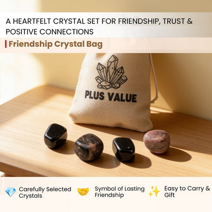Friendship crystal collection featuring Lapis Lazuli, Rose Quartz, Rhodonite, and Amazonite