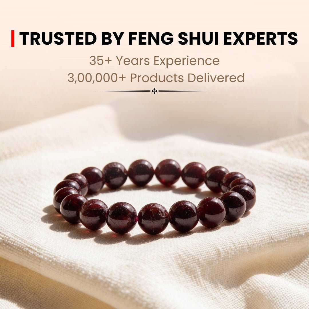 Garnet Bracelet for Energizing & Regenerating - plusvalueindia