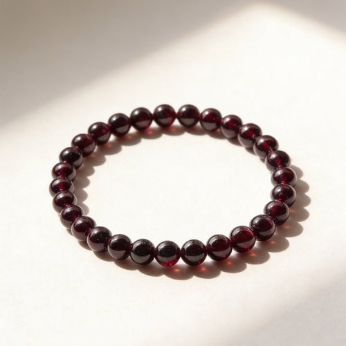 Garnet Bracelet for Energizing & Regenerating - plusvalueindia