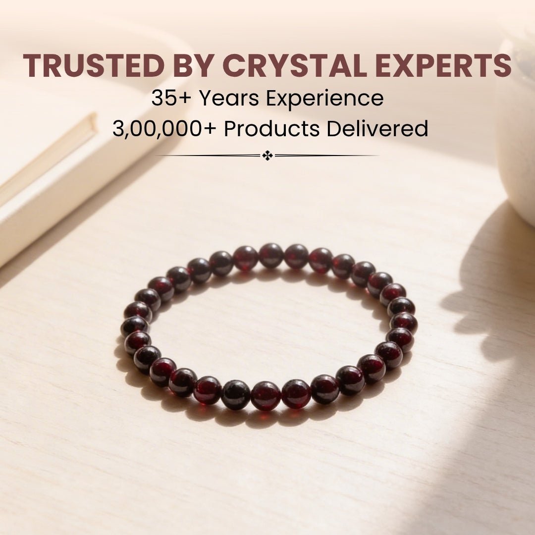 Garnet Bracelet for Energizing & Regenerating - plusvalueindia