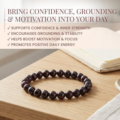 Garnet Bracelet for Energizing & Regenerating - plusvalueindia